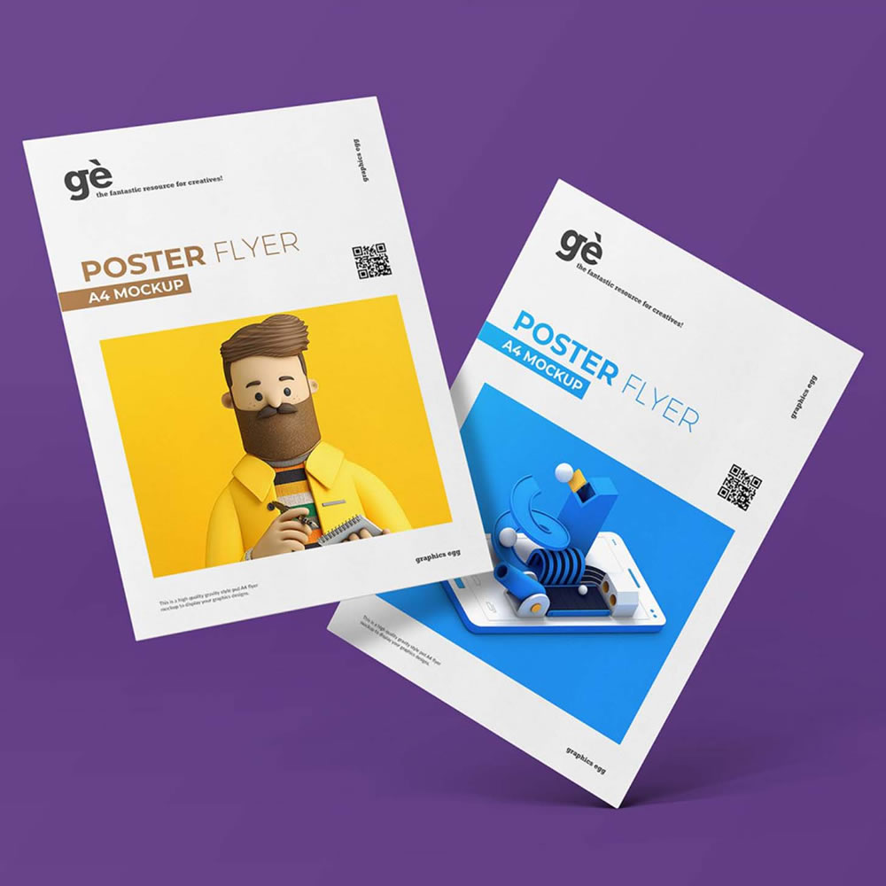 Flyers Offset - Simili 80gsm/Art Paper 128gsm (A4 Size)